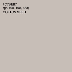 #C7BEB7 - Cotton Seed Color Image